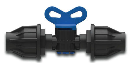 Produits bouchon robinet pp 16mm serrure 4bar noir bleu v tuyau d'irrigation