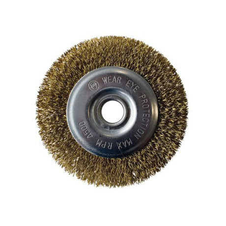 Brosse métallique en acier recouvert de laiton Gloria