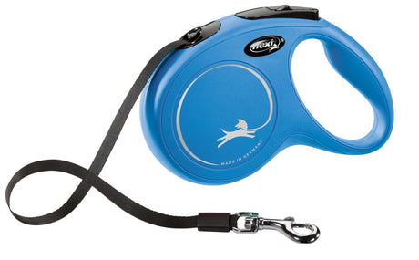 Flexi products ligne rétractable nouveau pneu classique bleu m 5 mètres jusqu'à 25kg