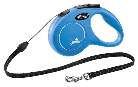 Flexi products ligne rétractable nouveau cordon classique bleu s 5 mètres jusqu'à 12kg