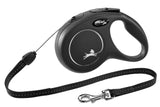 Flexi products ligne rétractable nouveau cordon classique noir s 8 mètres jusqu'à 12kg