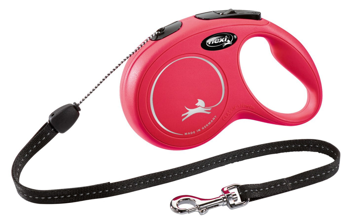 Flexi products ligne rétractable nouveau cordon classique rouge s 8 mètres jusqu'à 12kg