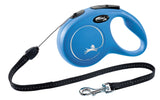 Flexi products ligne rétractable nouveau cordon classique bleu s 8 mètres jusqu'à 12kg