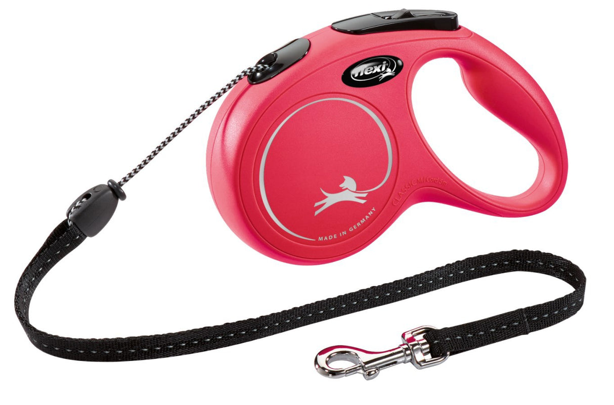 Flexi products ligne rétractable nouveau cordon classique rouge m 5 mètres jusqu'à 20kg