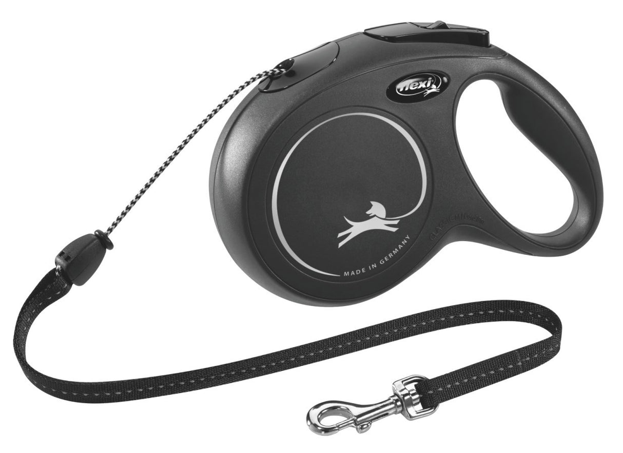 Flexi products ligne rétractable nouveau cordon classique noir m 8 mètres jusqu'à 20kg