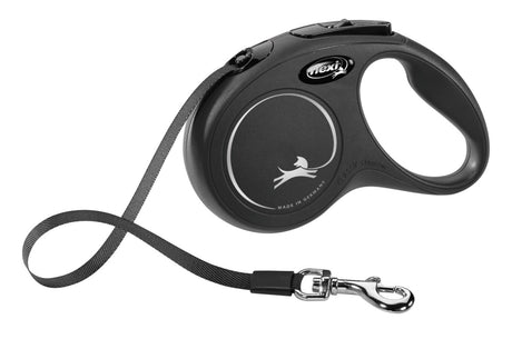 Flexi products ligne rétractable nouveau pneu classique noir s 5 mètres jusqu'à 15kg