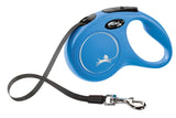 Flexi products ligne rétractable nouveau pneu classique bleu s 5 mètres jusqu'à 15kg