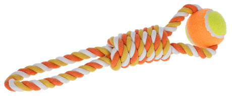 Produits boule sur ficelle 37 cm coton orange