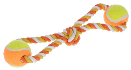 Kerbl products jouets à tirer balles 34 cm coton orange