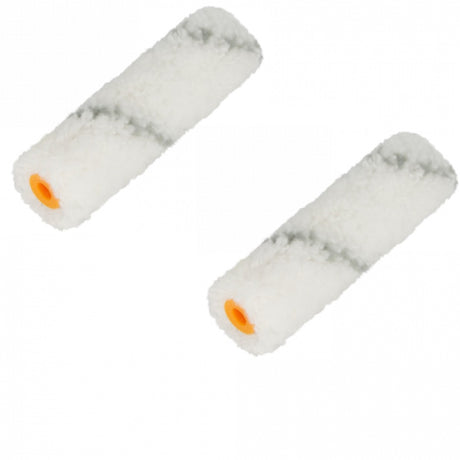 Producten verfroller superstreep grijze dr 12mm vacht 11cm br 2st
