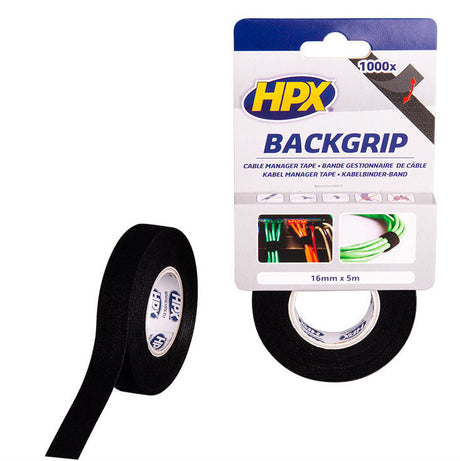 Hpx products poignée arrière noire 16mm x 5m