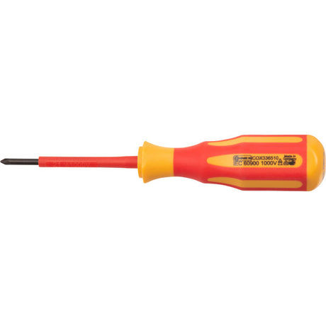 Tournevis Connex croix pz1 80mm isolé 1kv