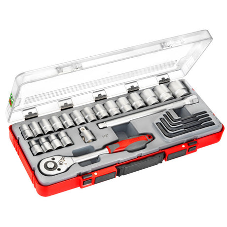 Connex products jeu de clés à douille profi 1 2 22 pièces