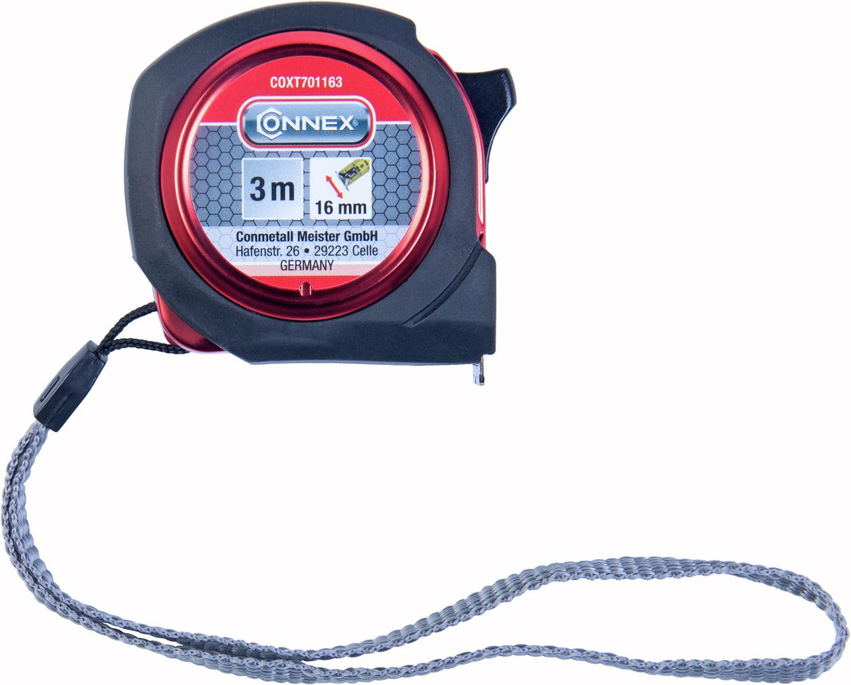 Mètre ruban Connex 3m abs 16mm calibrage euro - coxt701163