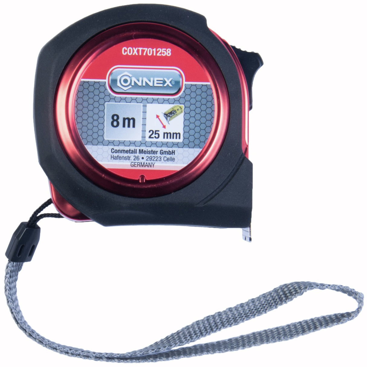 Mètre ruban Connex 8m abs 25mm calibrage euro - coxt701258