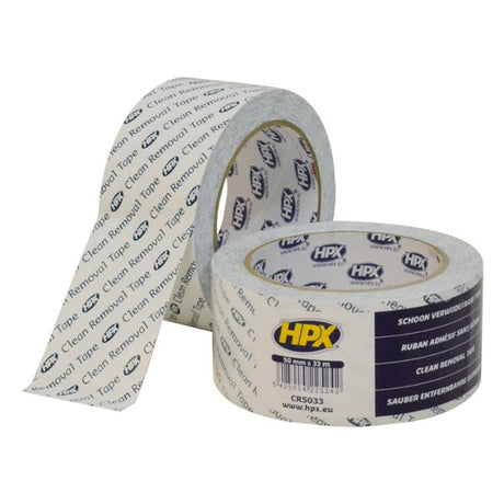 Ruban PVC amovible propre Hpx | 50 mm x 33 m - cr5033 - cr5033