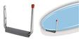Crochet à outils Connex Products avec planche de surf