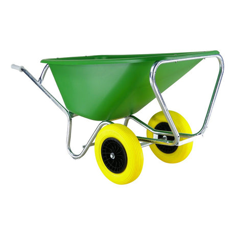 Fort products brouette f s 165l conteneur HDPE vert 2 roues ne fuit plus jamais