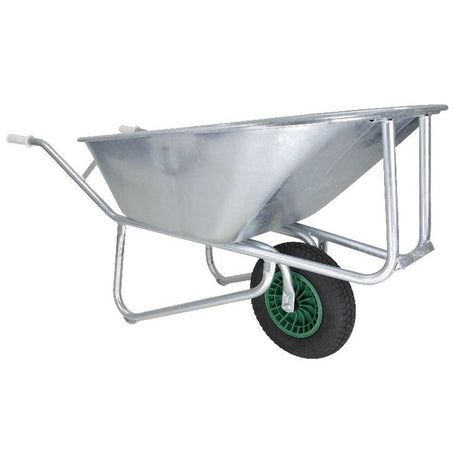 Fort products brouette 230l conteneur en acier base galvanisée