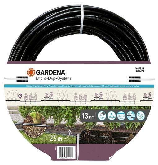 Tube de goutte Gardena pour buissons ou haies (25 m)