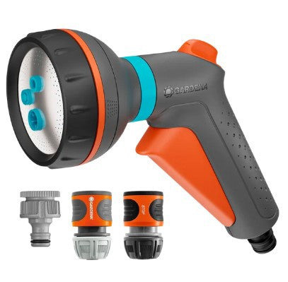 Kit de démarrage multi-sprays Gardena Classic, avec embout. pistolet pulvérisateur à arrêt d'eau (18373-20 | pulvérisateur | arrêt d'eau | pièce de robinet | raccord de tuyau)