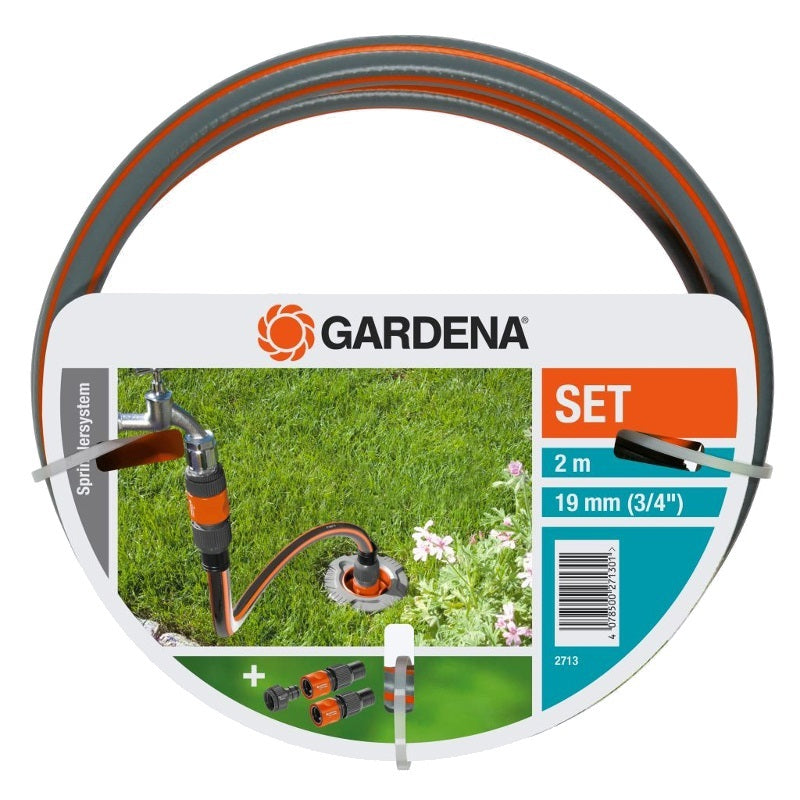 Gardena profi-system raccord de robinet pièce de raccordement (gris orange, 2713-20 | pour canalisation ou système d'arrosage)