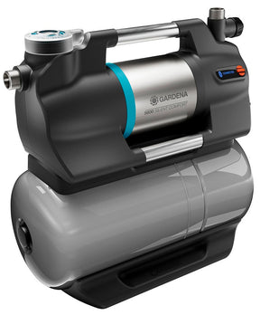 Pompe pressurisée Gardena 5600 SilentComfort (acier inoxydable gris, Bluetooth)