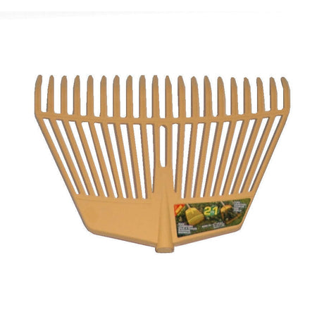 Mm râteau à feuilles eurotool mm 45cm 20tds plastique jaune en vrac