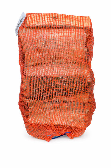 Produits en bois de chauffage séchés naturellement mm dans un sac en filet