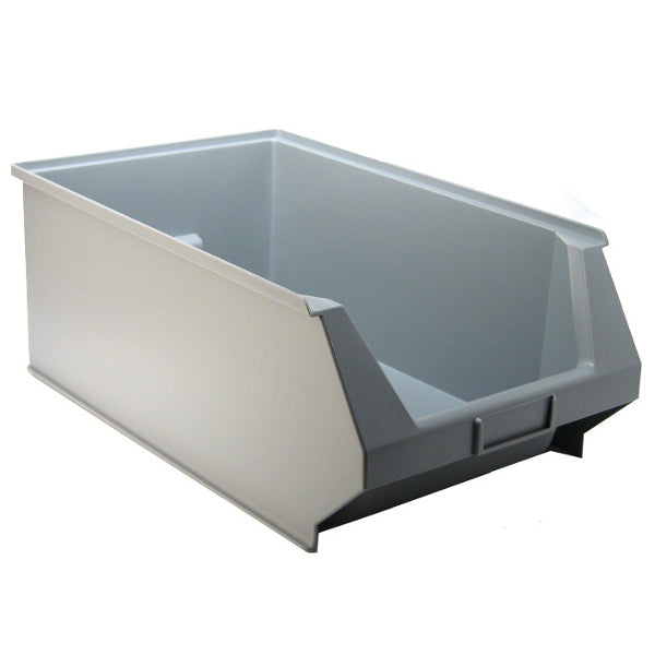 Boîte empilable en plastique Abi gris 485 x 310 x 180mm