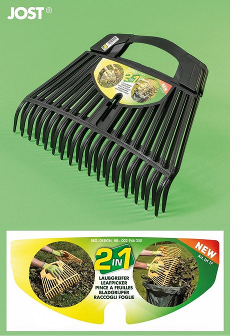 Mm eurotool jeu de pinces à feuilles 2 en 1 pp noir