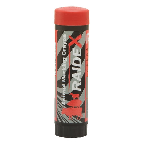 Marqueur de marque des produits Raidex rouge