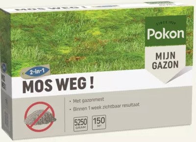 Produits Pokon anti-mousse 5 à 25kg pour 150m2