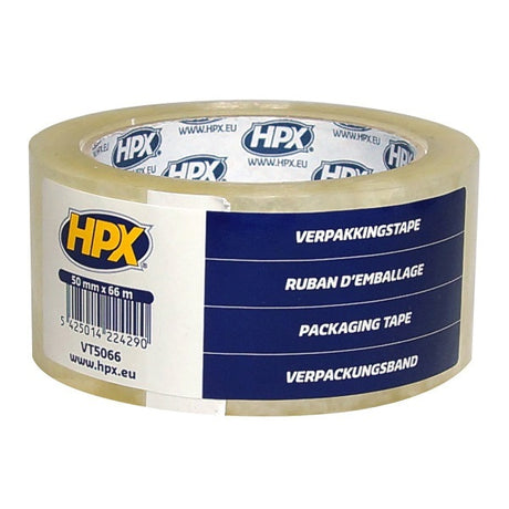 Ruban d'emballage Hpx | transparent | 50 mm x 66 m - vt5066 - vt5066