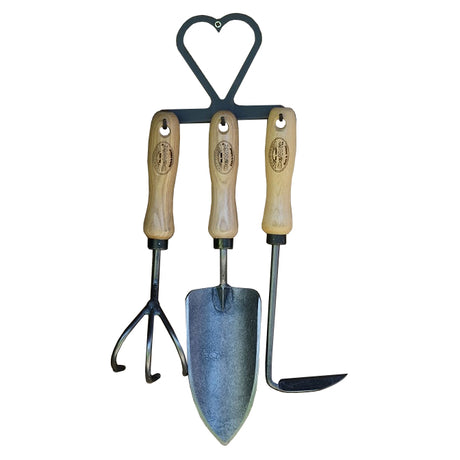 Les produits blancs ensemble d'outils de jardin sur crochet w3000 w3051 w3097 dewit