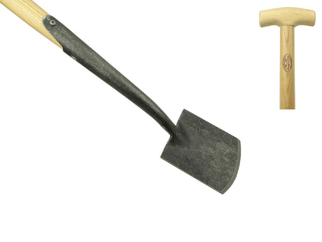 La pelle blanche pour femme à col de cygne manche en frêne 75cm dewhite