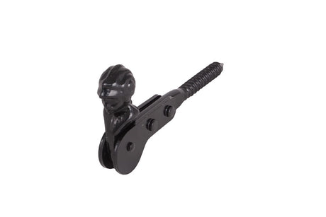Fermoir aveugle Waelbers 120 mm noir