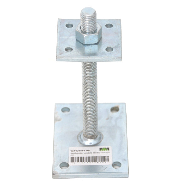 Support de poteau Waelbers réglable 80x80-100x140 gv
