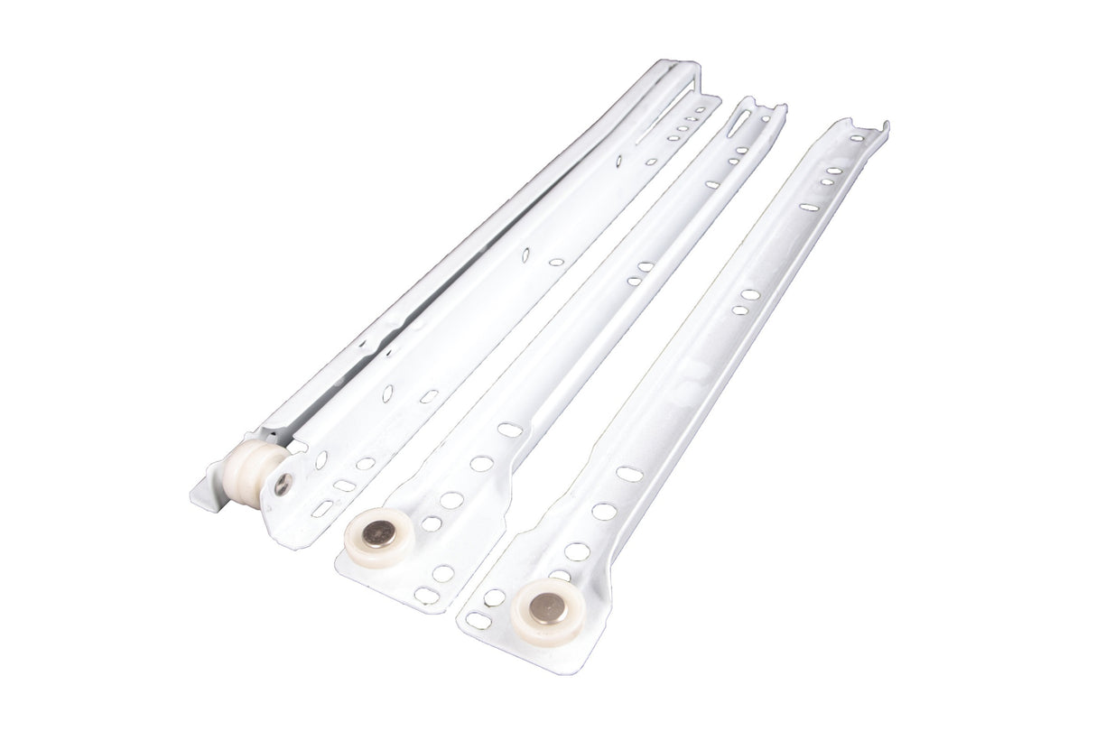 Rail de tiroir Waelbers 300mm type 1 blanc