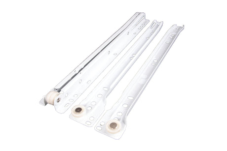Rail de tiroir Waelbers 300mm type 1 blanc