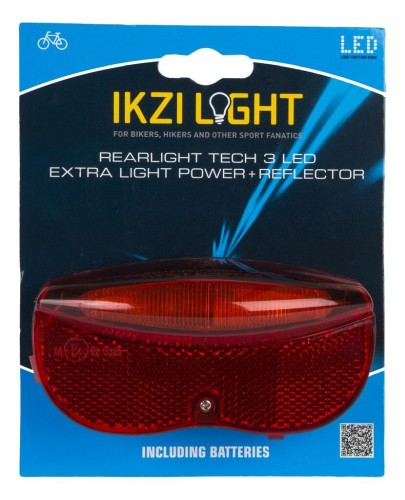 Batterie de lumière arrière Ikzilight sur la carte 3xled 50 mm sur la carte
