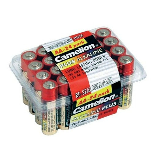 Piles alcalines Camelion AA par 24