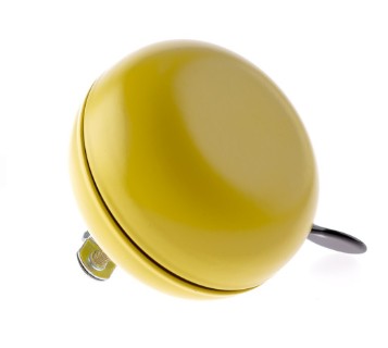 vélo cloche ding-dong acier 80 mm jaune