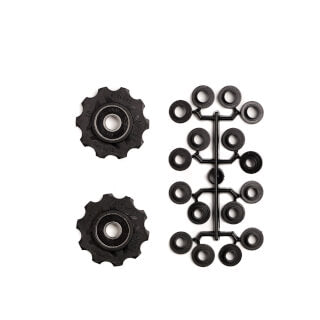 roues derailleur 10 dents 8s noirs 2 morceaux