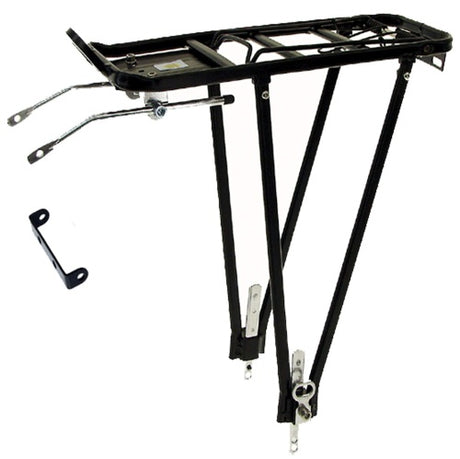 M-wave bagage rack universel, aluminium noir 26 28 pouces (paquet suspendu)