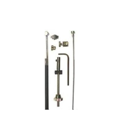 Ensemble de câbles Elvedes Drum Frein 1,70m 2,35 m en acier inoxydable noir