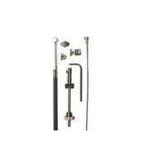 Ensemble de câbles Elvedes Drum Frein 1,70m 2,35 m en acier inoxydable noir