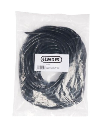Tuyau spiralé Elvedes (6 mm) 10 mètres noir