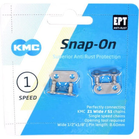 Interrupteur de chaîne KMC - Snap -on - 1 8 - 8,60 mm - Argent
