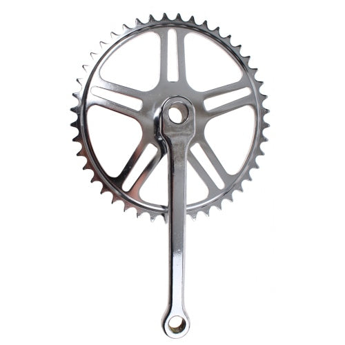Ensemble de manivelle avec Spiegat 44T 170 mm d'argent
